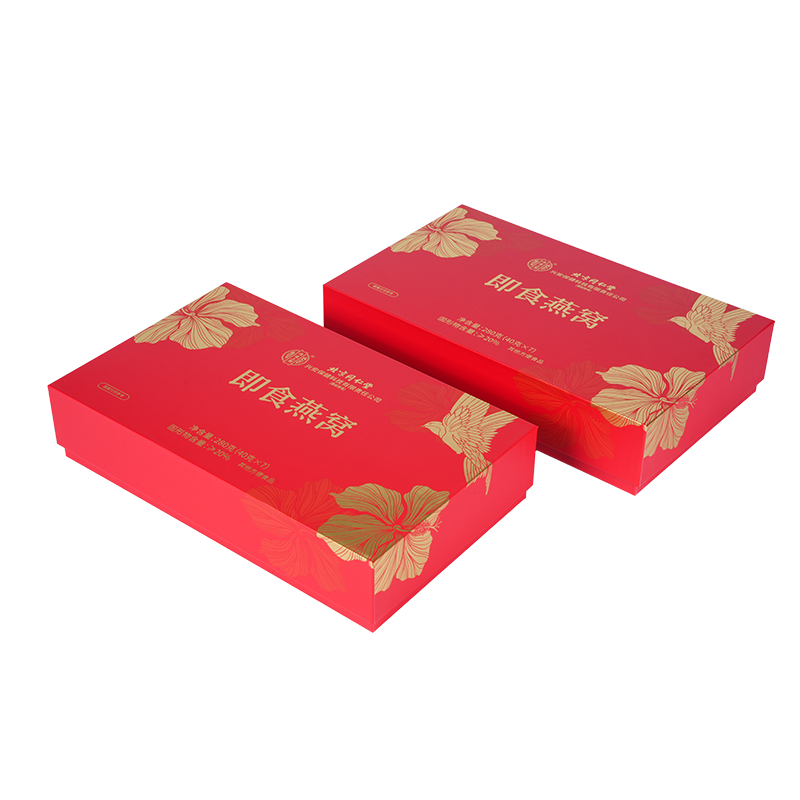 Caja de regalo de nido de pájaro con tapa elevable rígida