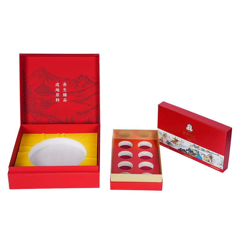 Caja de regalo de nido de pájaro con tapa elevable rígida