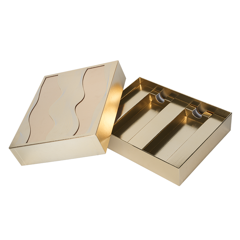 Caja de regalo rígida de aceite comestible de doble puerta