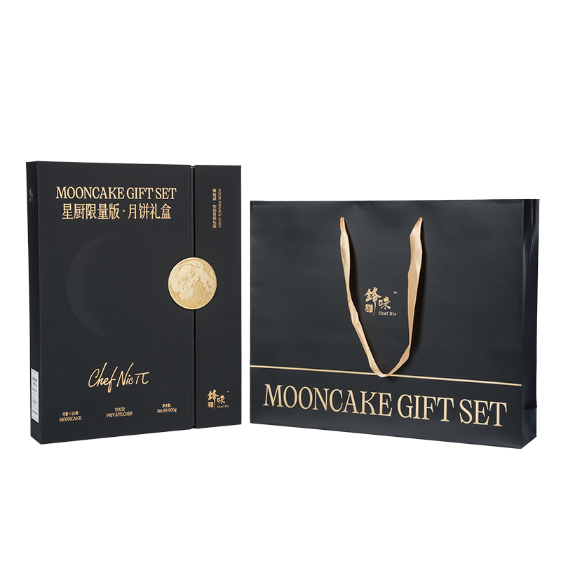 Bolsa de transporte para pasteles de cartón blanco/kraft con asa resistente al agua