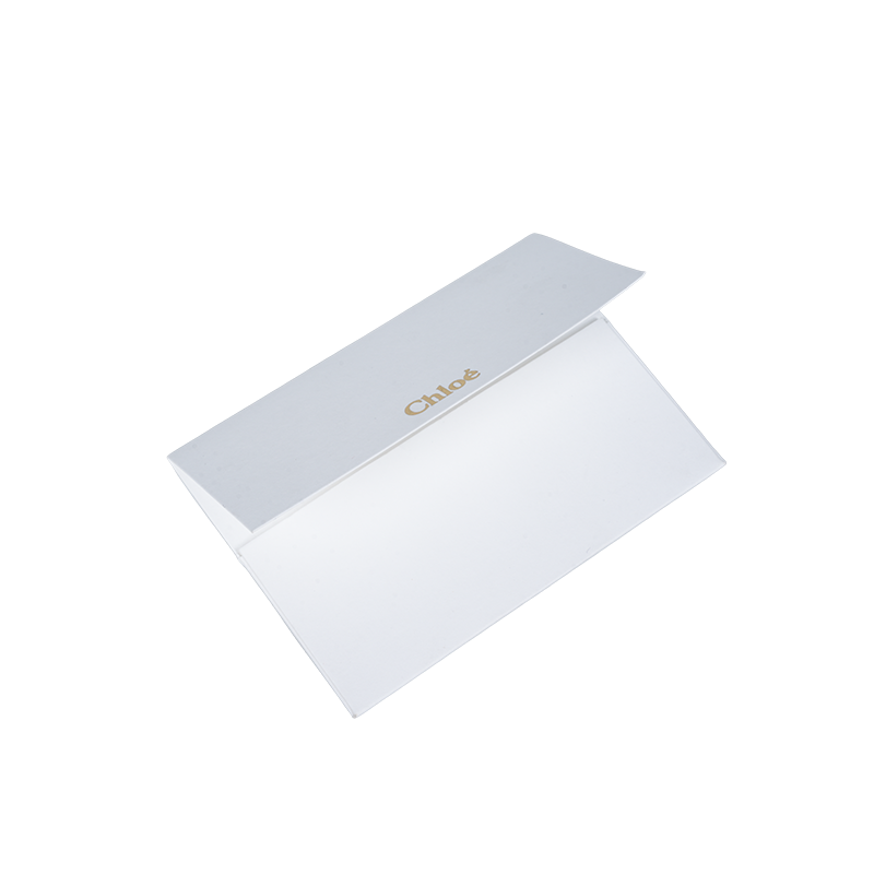 Etiquetas colgantes de cartón blanco de doble capa para embalaje de prendas