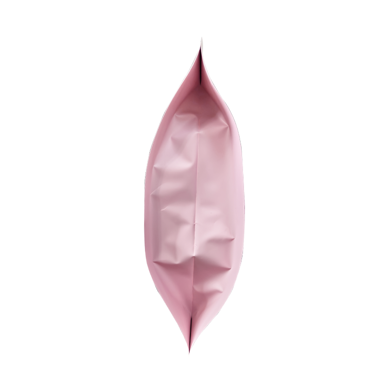 Bolsa de embalaje suave de forma irregular de chocolate negro recién hecho