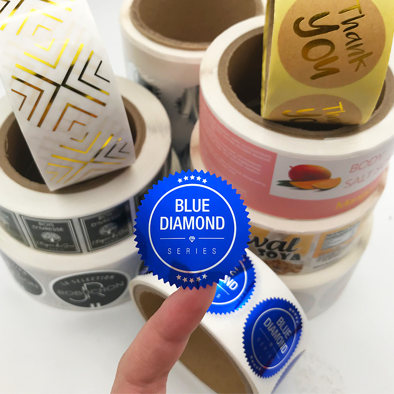 Etiqueta adhesiva de papel recubierto