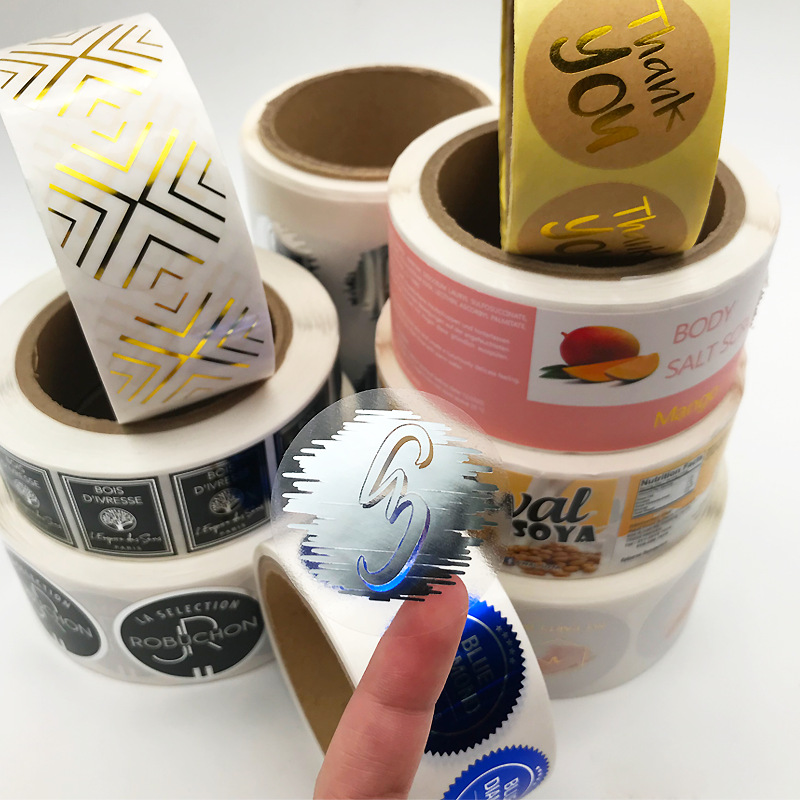 Etiqueta adhesiva de papel recubierto