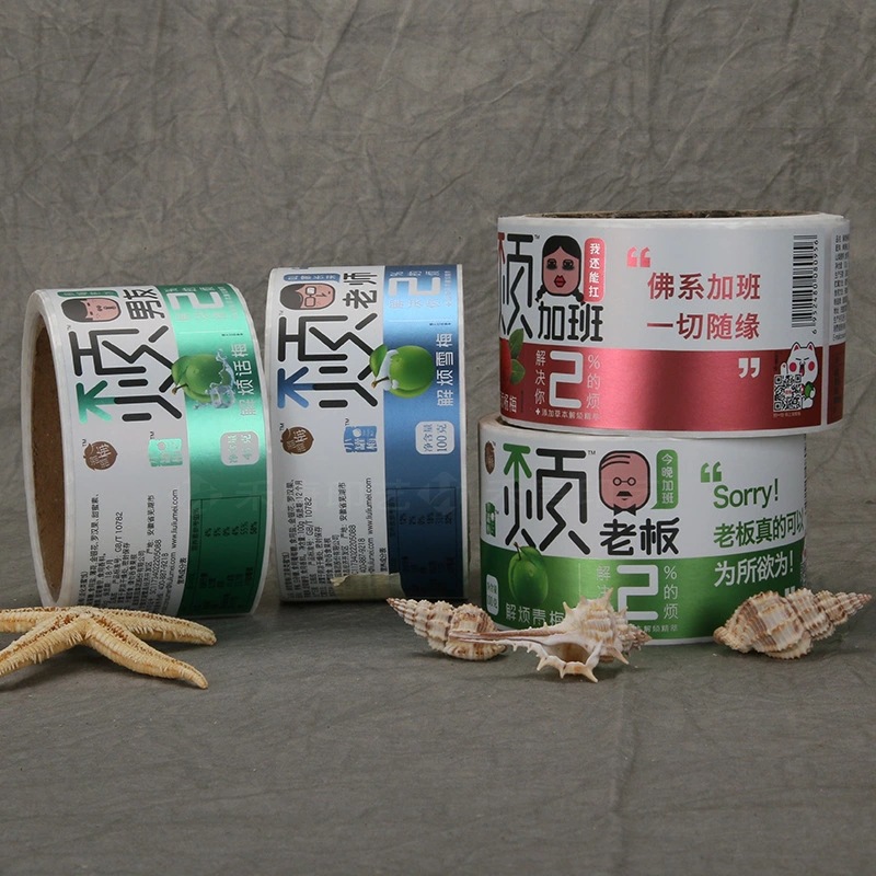 Etiqueta adhesiva de papel recubierto