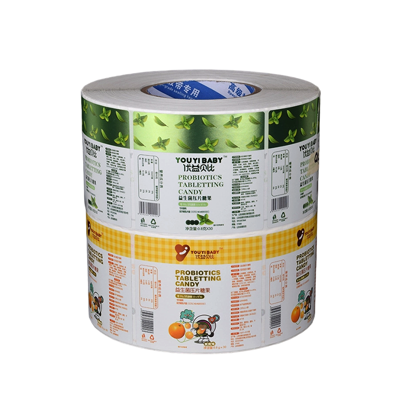 Etiqueta adhesiva de papel recubierto