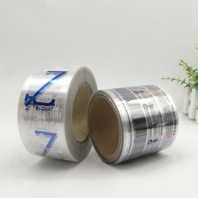 Etiqueta de botella de vino estampada en papel de aluminio mate