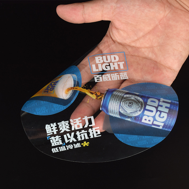 Etiqueta de botella de vino estampada en papel de aluminio mate