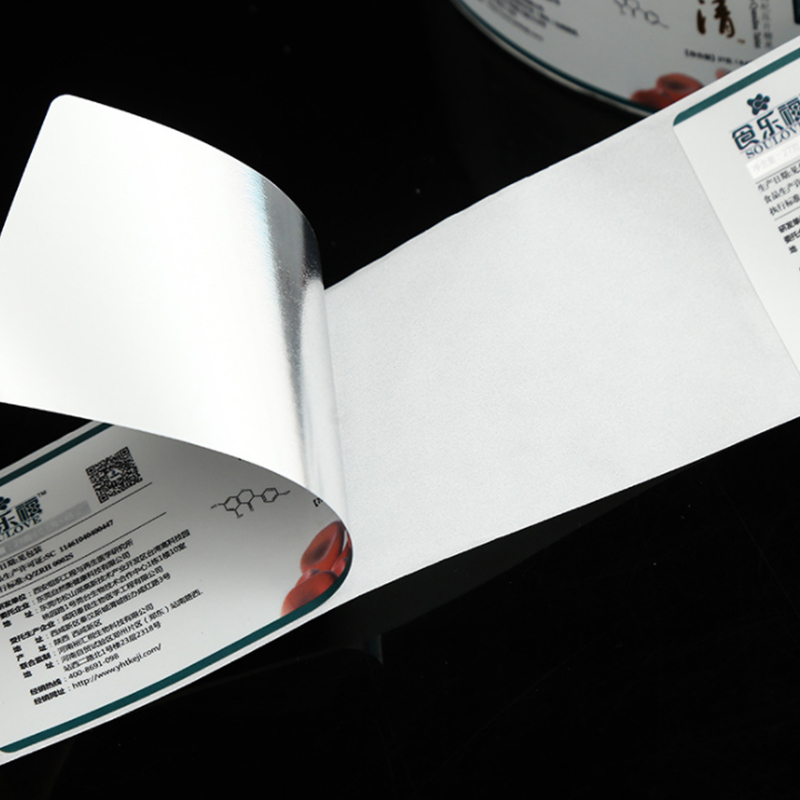 Etiquetas autoadhesivas para suplementos de salud