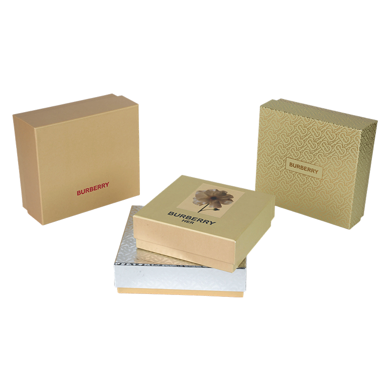 Caja de regalo premium con cuadros clásicos mate de ante