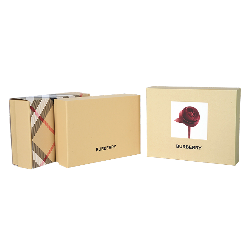Caja de regalo premium con cuadros clásicos mate de ante
