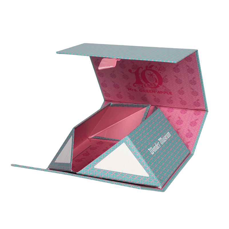 Caja de regalo con pantalla 3D plegable impresa en litografía offset