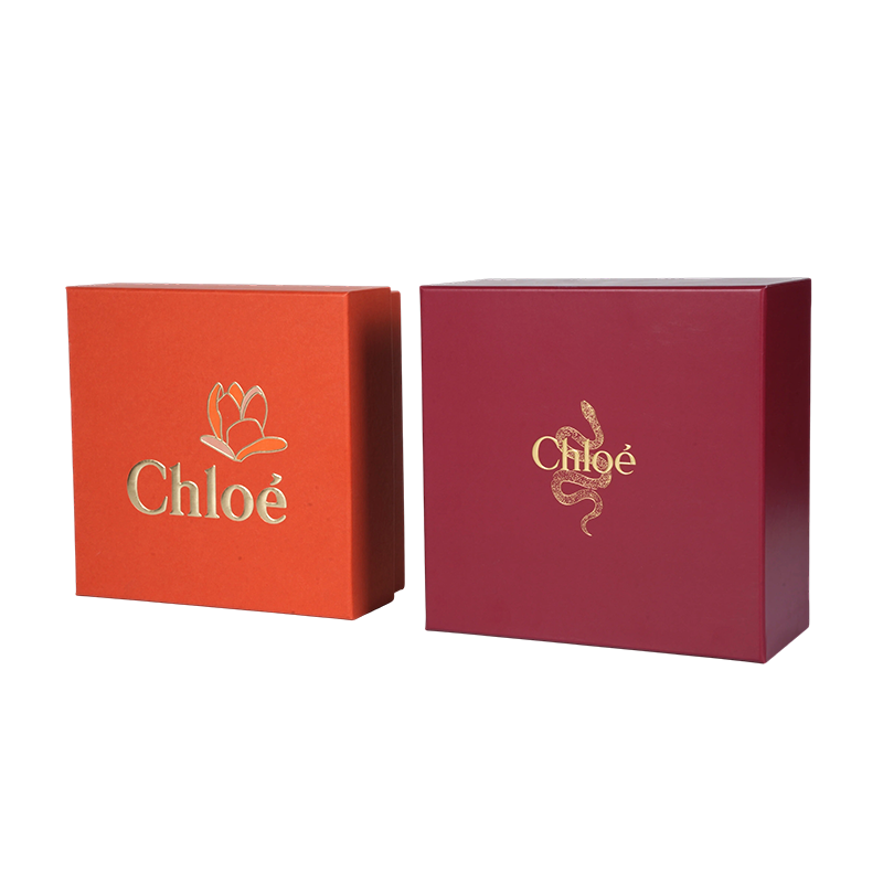 Caja de embalaje de cuidado de la piel de papel de diseño rígido con tapa extraíble de lujo con lámina de oro en relieve
