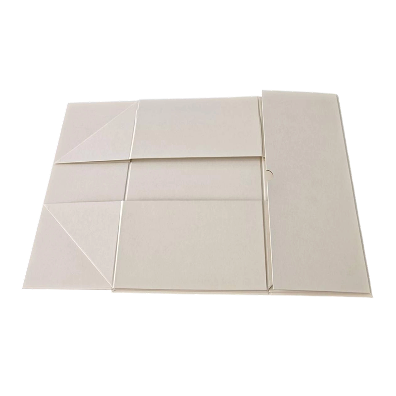 Caja de regalo con tapa extraíble rígida estampada en relieve mate para cosméticos