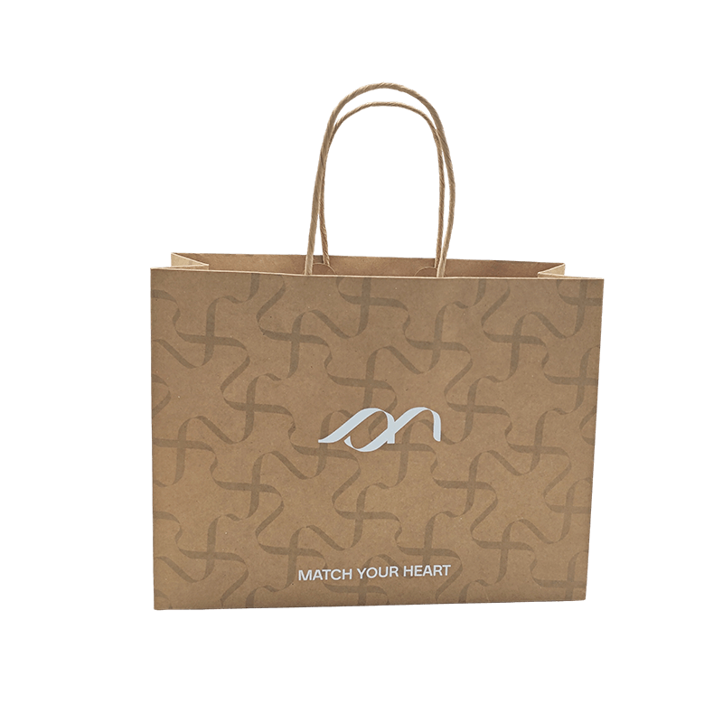 Bolsas de regalo de papel Kraft con logotipo personalizado